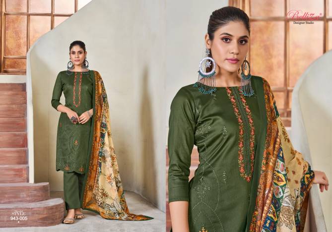 Jashn E Ishq Vol 10 By Belliza Jam Cotton Embroidery Dress Material Wholesale Price In Surat